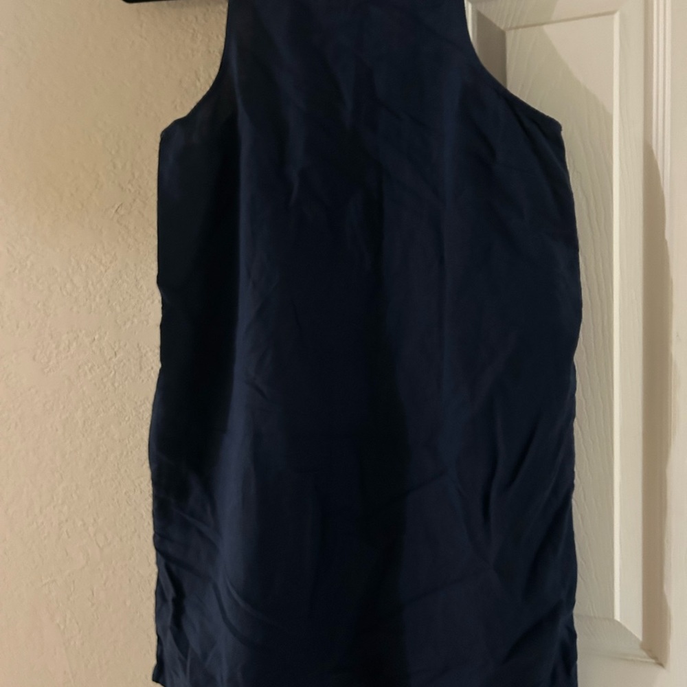 Madewell Navy Sleeveless Dress